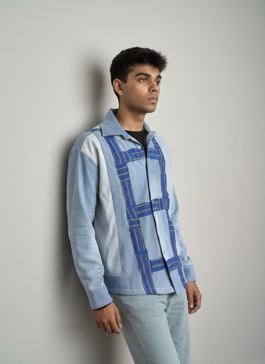 Denim Mosaic Jacket